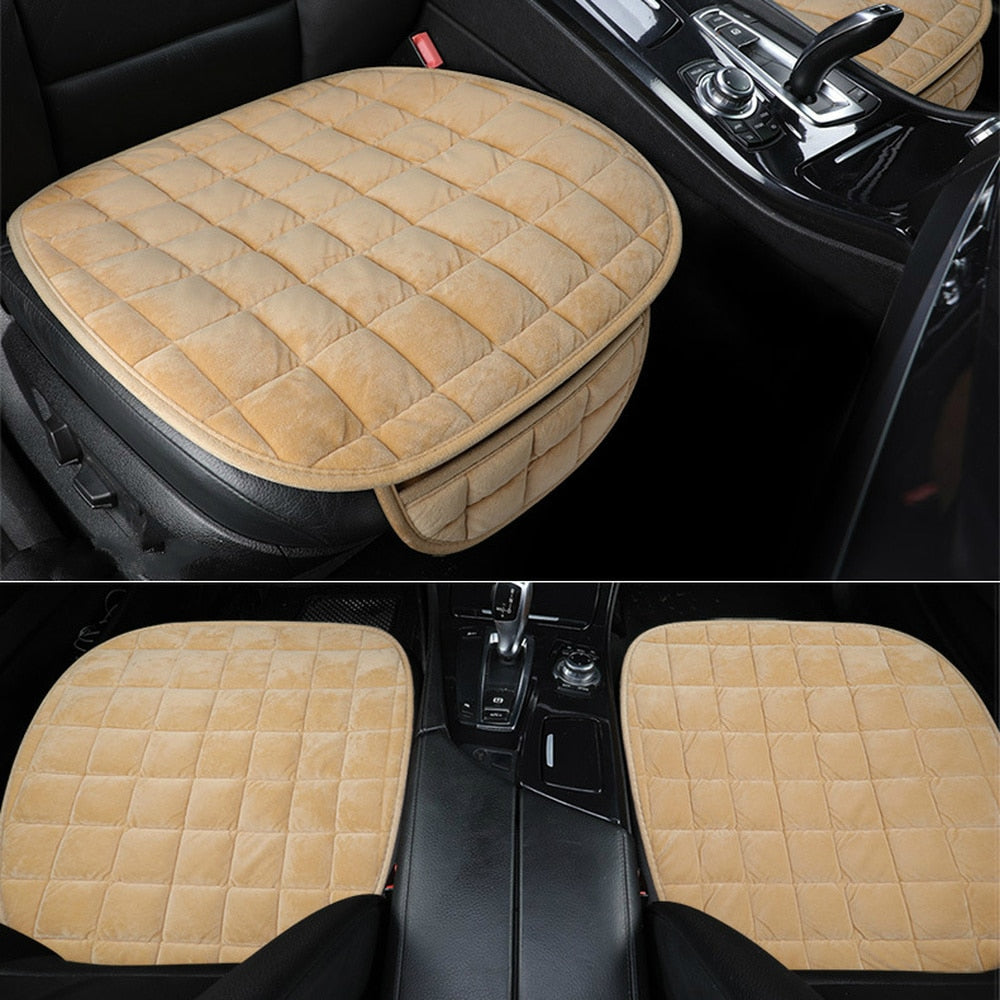 Universal Winter Warm Car Seat Cover Cushion Anti-slip Front Chair Seat Breathable Pad Car Seat Protector Seat Covers for Cars