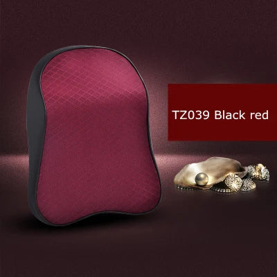 1PCS memory foam cute car seat headrest pillow solid for the neck rest waist back support cushion set pillows auto accessories