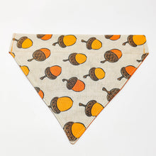 Load image into Gallery viewer, Acorns Dog Bandana &amp; Cat Bandana