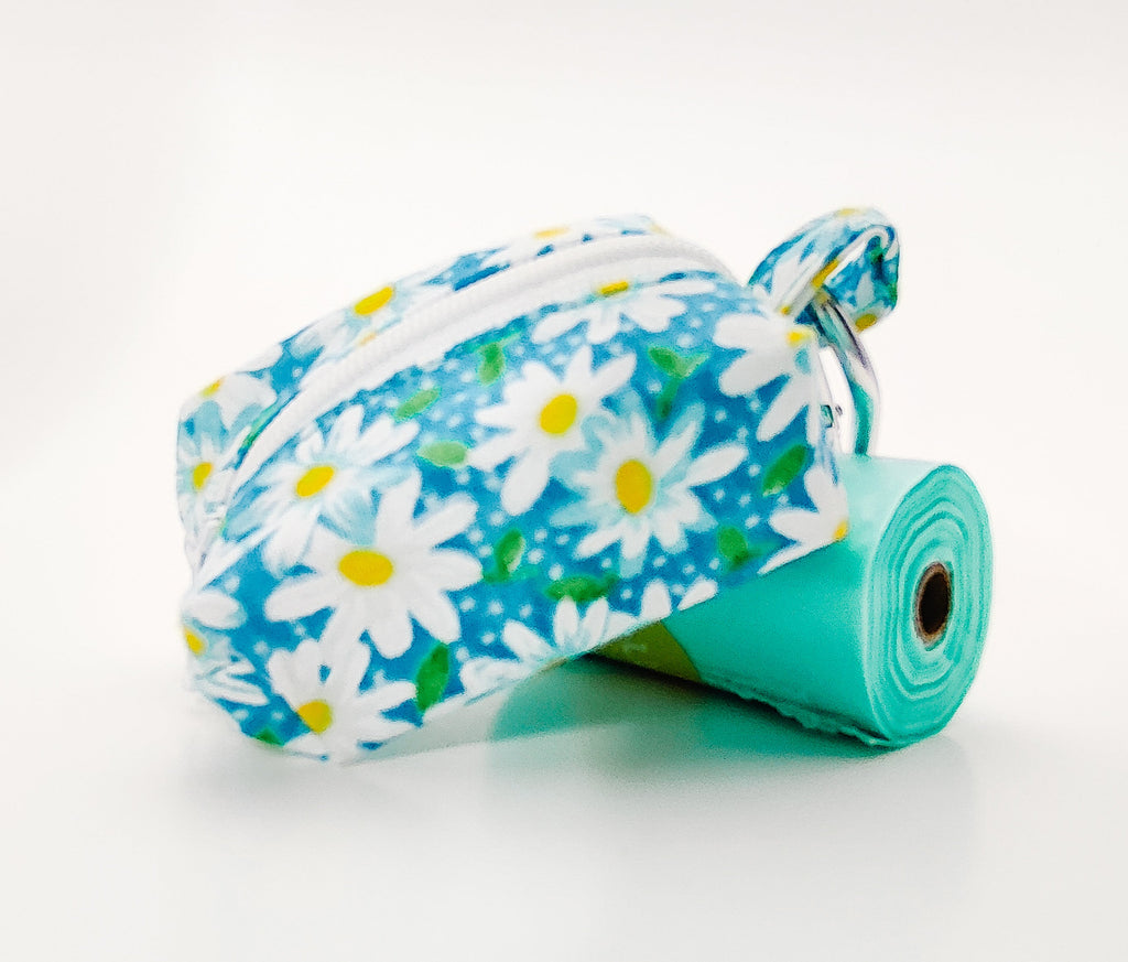 Aqua Daisy Waste Bag Dispenser