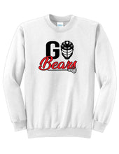 Load image into Gallery viewer, Boys Youth Lacrosse Go Bears Crewneck- Adult &amp; Youth Sizes