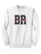 Load image into Gallery viewer, Boys Youth Lacrosse BR Lacrosse Cursive Crewneck- Adult &amp; Youth Sizes