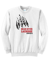 Load image into Gallery viewer, Boys Youth Lacrosse Claw Slash Crewneck- Adult &amp; Youth Sizes