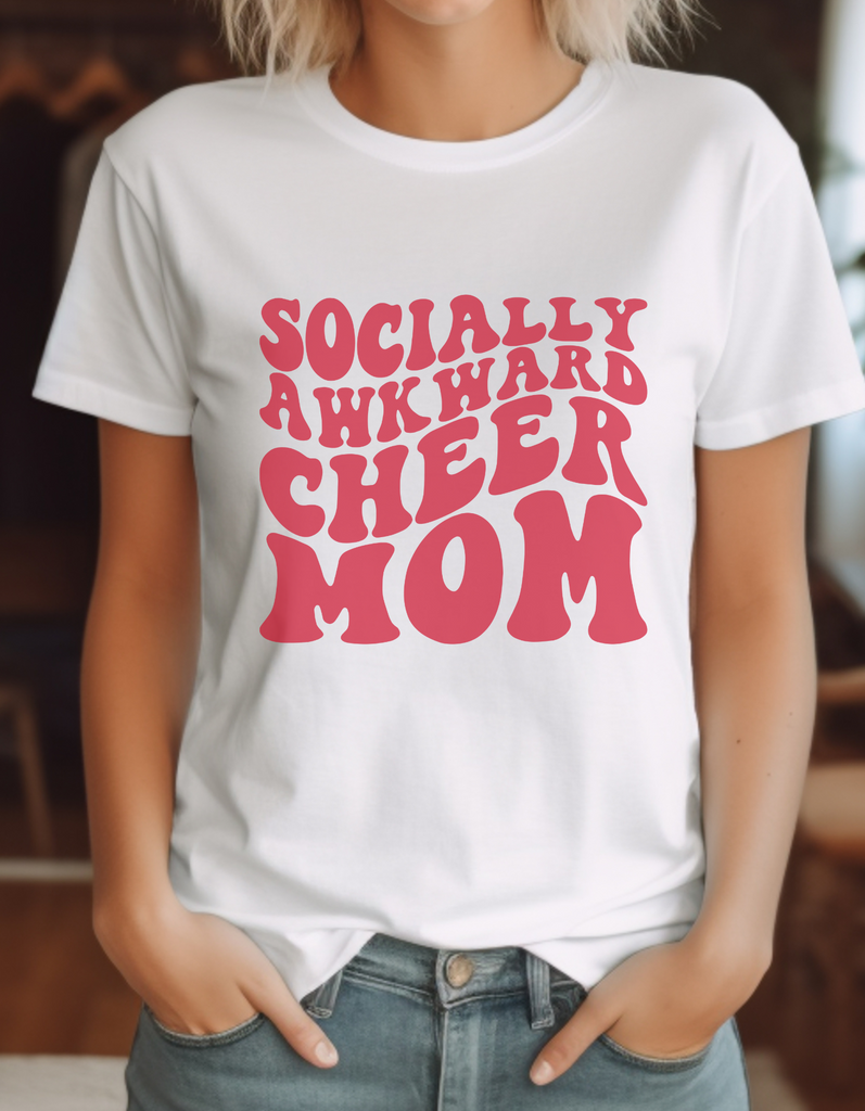 Socially Awkward Cheer Mom T-Shirt