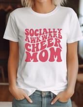 Load image into Gallery viewer, Socially Awkward Cheer Mom T-Shirt