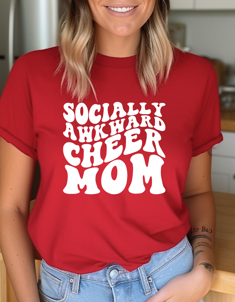 Socially Awkward Cheer Mom T-Shirt