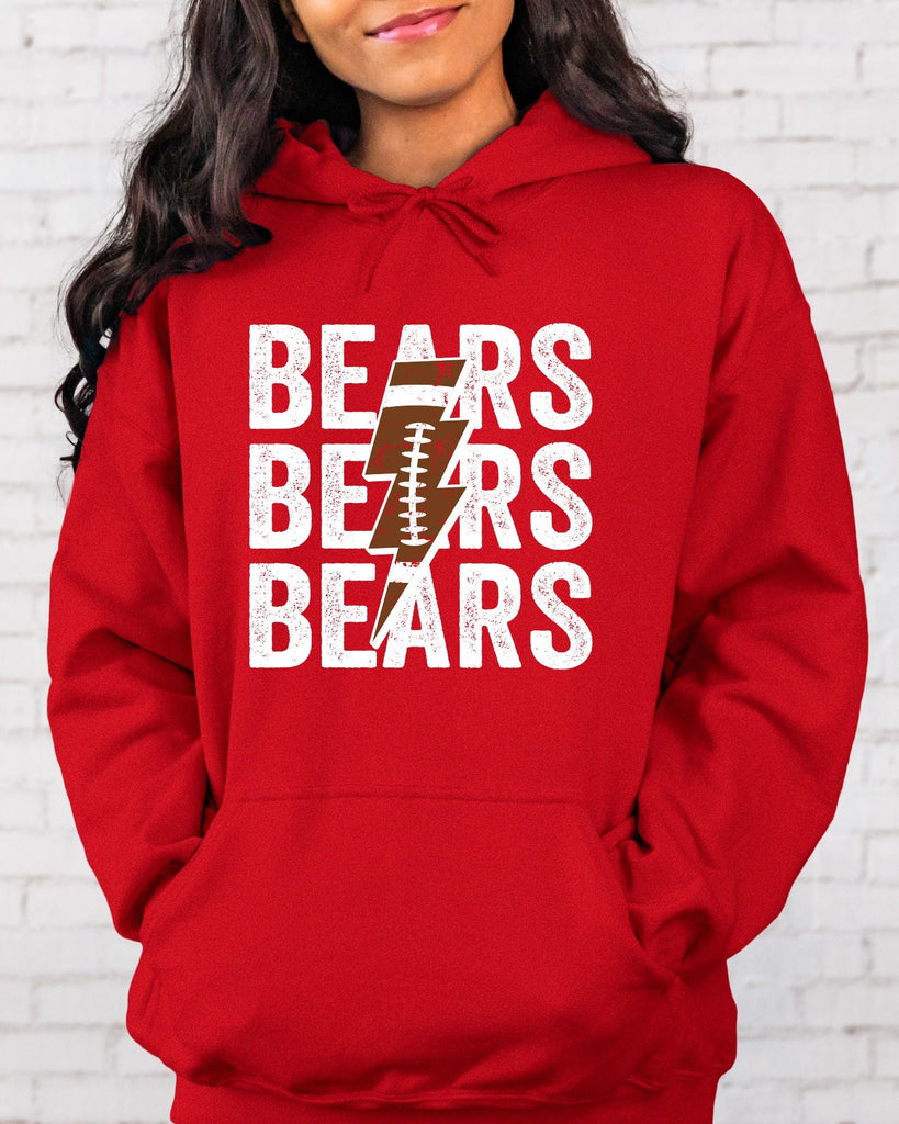 Bears Football Bolt Hoodie