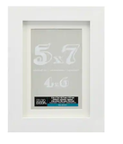 5x7 White Frame with Mat