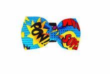 Load image into Gallery viewer, A Blue Comic Bow Tie/Flower